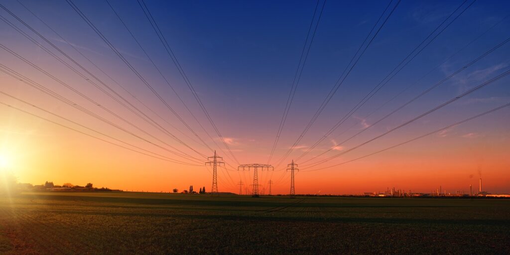 sunset, countryside, power lines-3442835.jpg